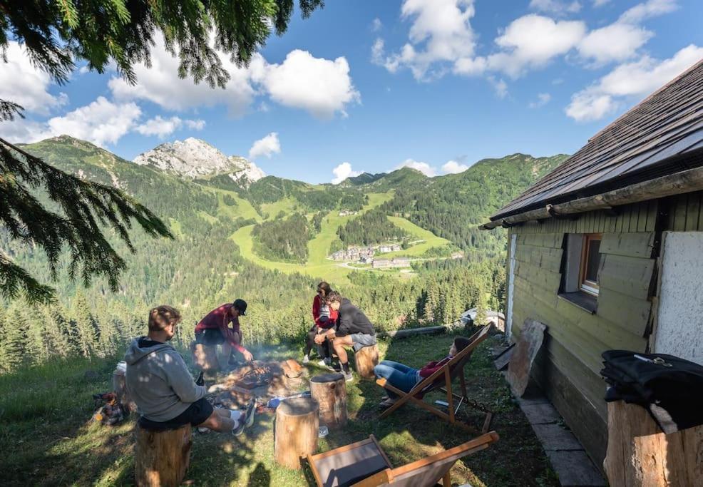 Villa Gemuetliche Huette In Den Bergen Sonnenalpe Nassfeld Esterno foto