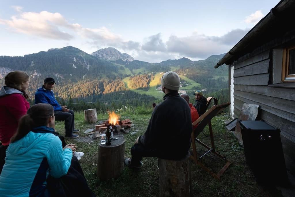 Villa Gemuetliche Huette In Den Bergen Sonnenalpe Nassfeld Esterno foto